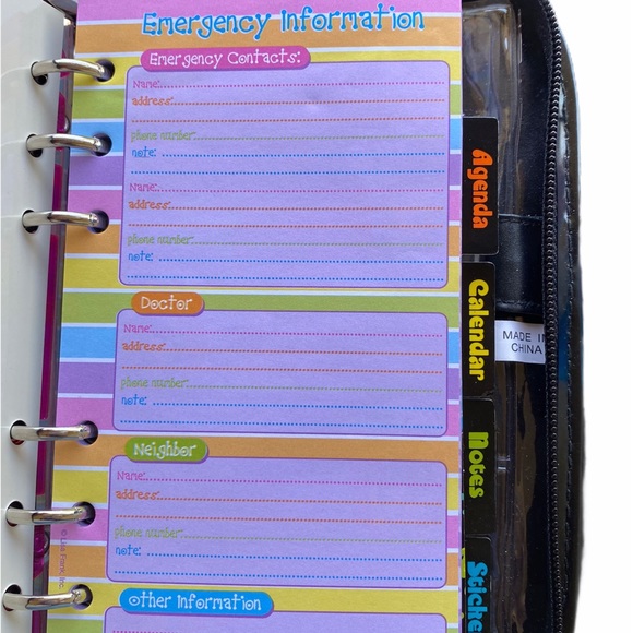 Lisa frank ring binder glamour girl - Picture 12 of 14